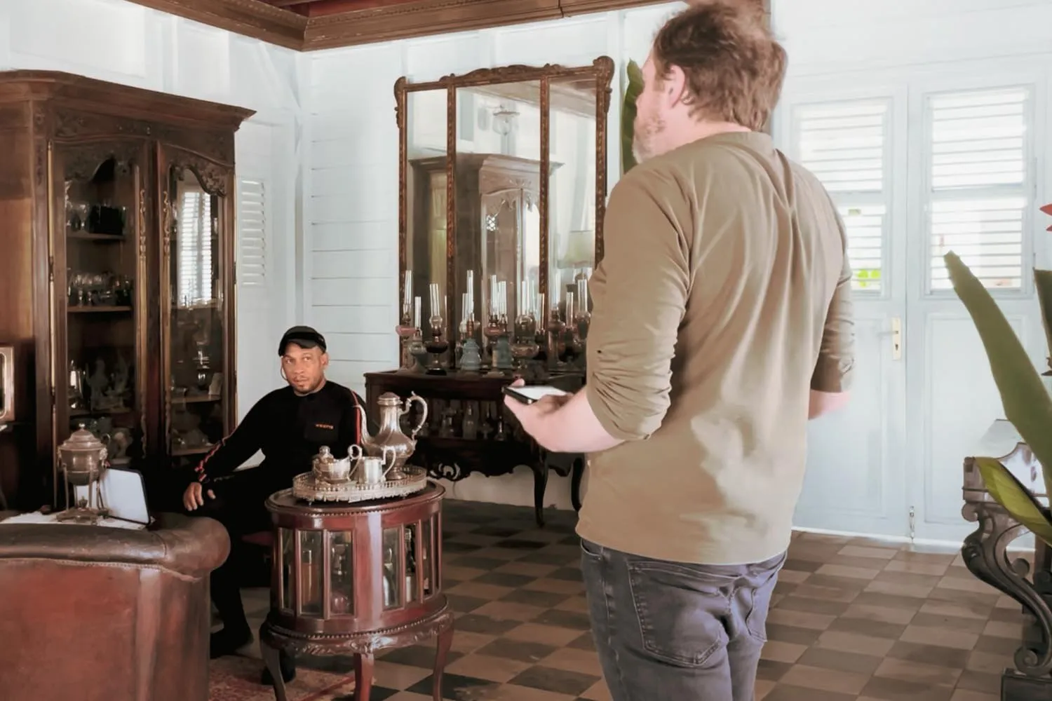 Captation en extérieur dans un salon patrimonial