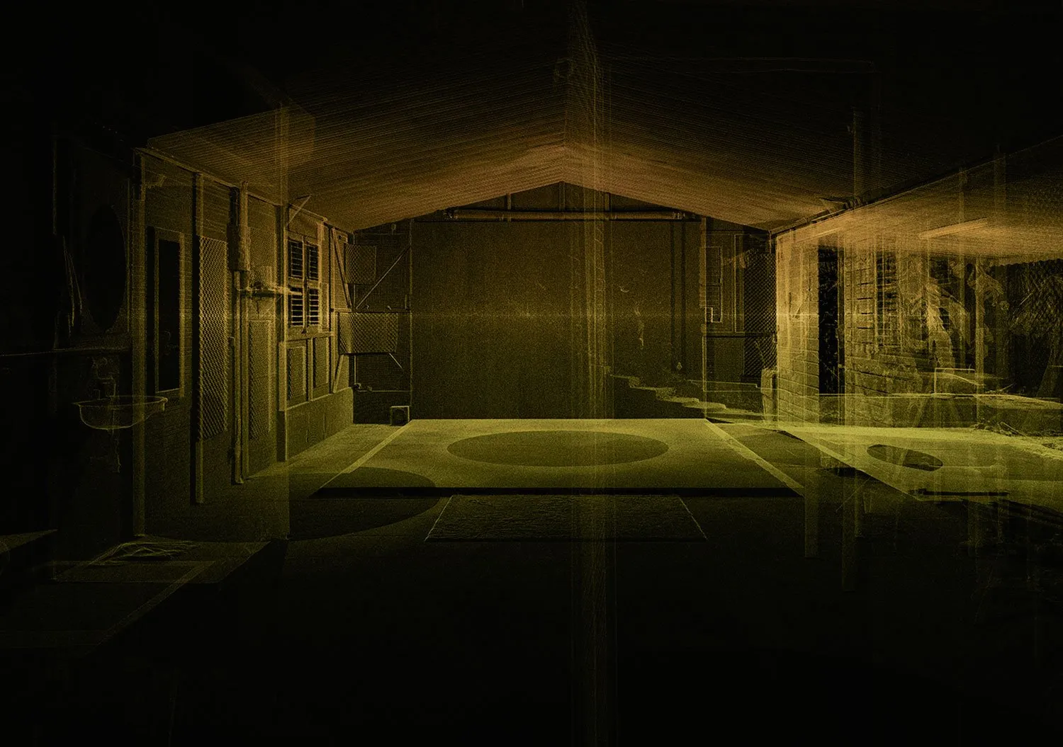 3D render of a space, produced from a scan
