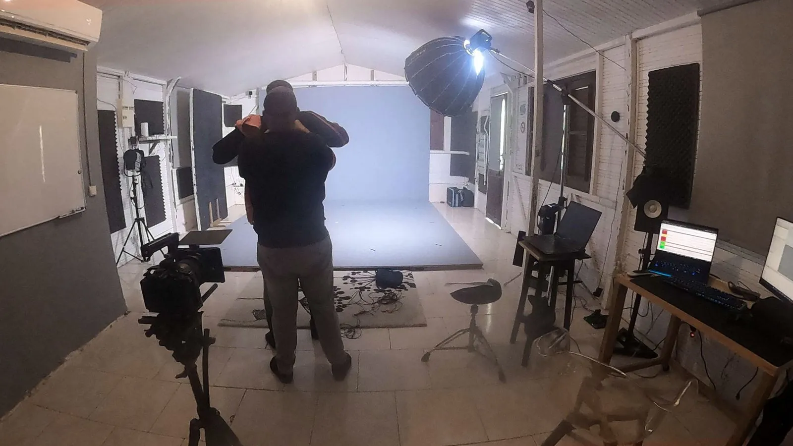 Installation technique du studio