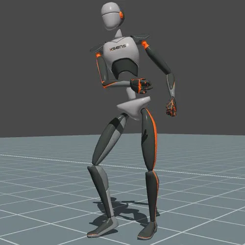 Personnage 3D articulé dans un logiciel d’animation